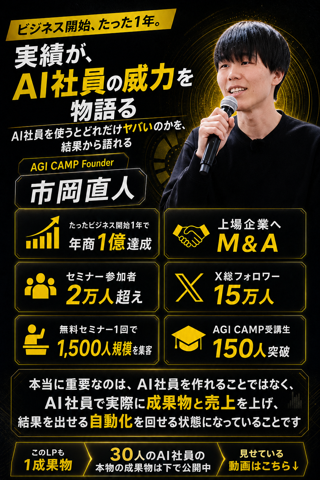成果の実例・実績証明