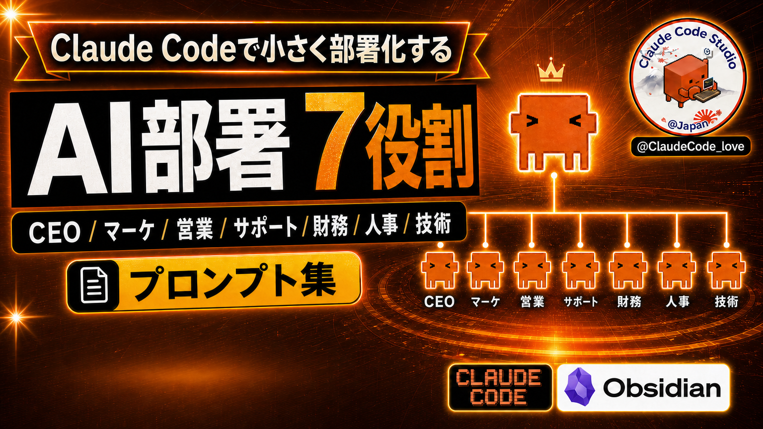 特典04 AI部署7役割プロンプト集
